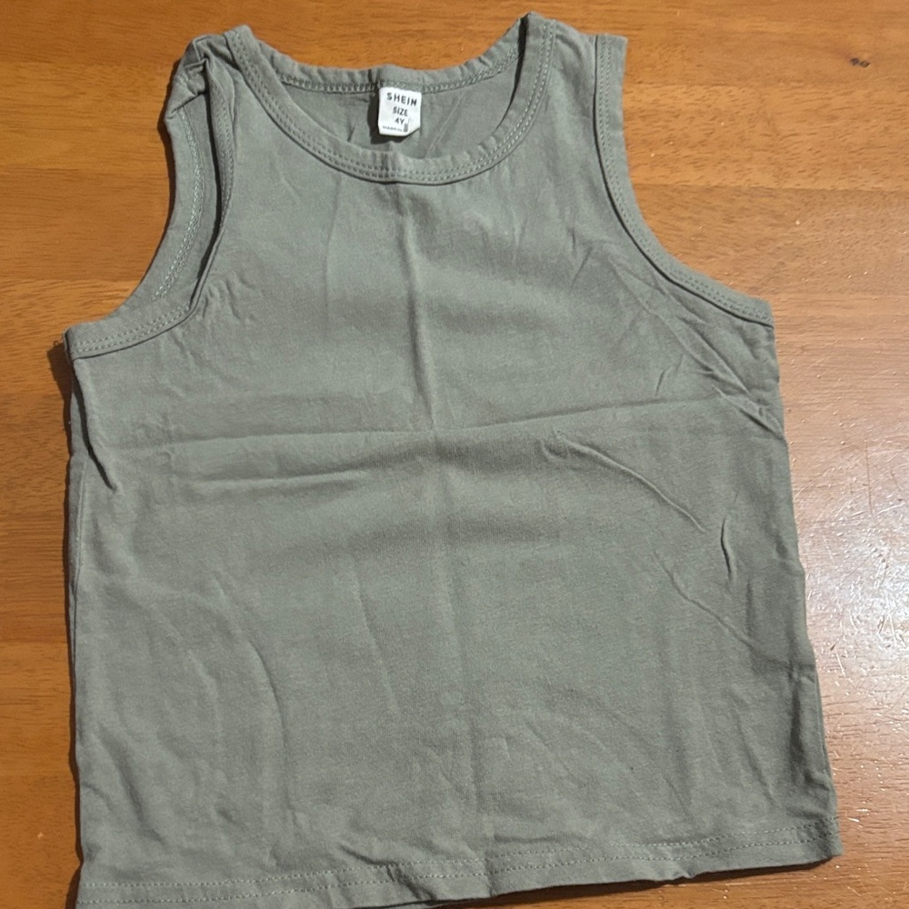 SHEIN Kids Gray Tank Top